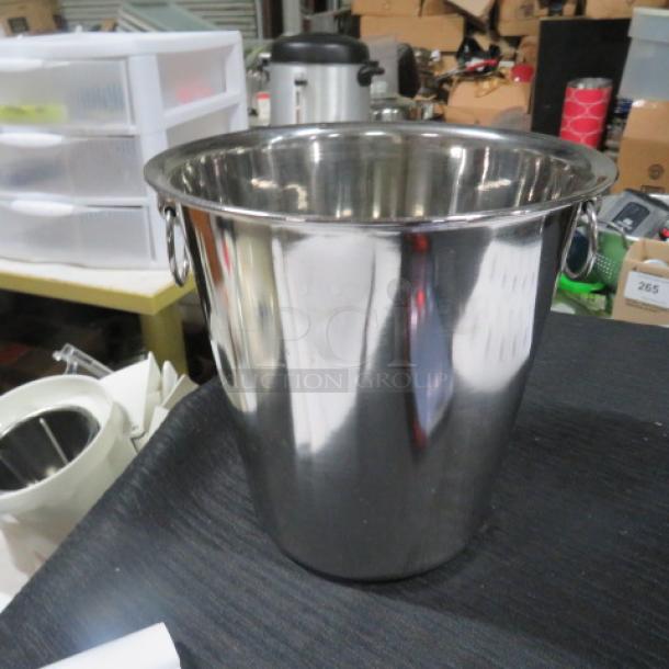 One Stainless Steel Wine Bucket. - Image 1 of 1