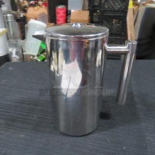 One Stainless Steel Insulated Coffee Pot.
