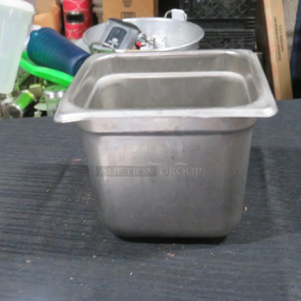 1/6 Size 6 Inch Deep Hotel Pan. 5XBID - Image 1 of 1