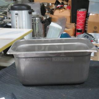 1/3 Size 6 Inch Deep Hotel Pan. 2XBID