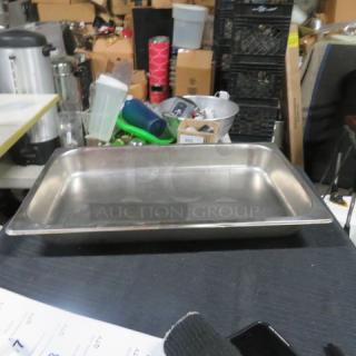 Full Size 2.5 Inch Deep Hotel Pan. 2XBID