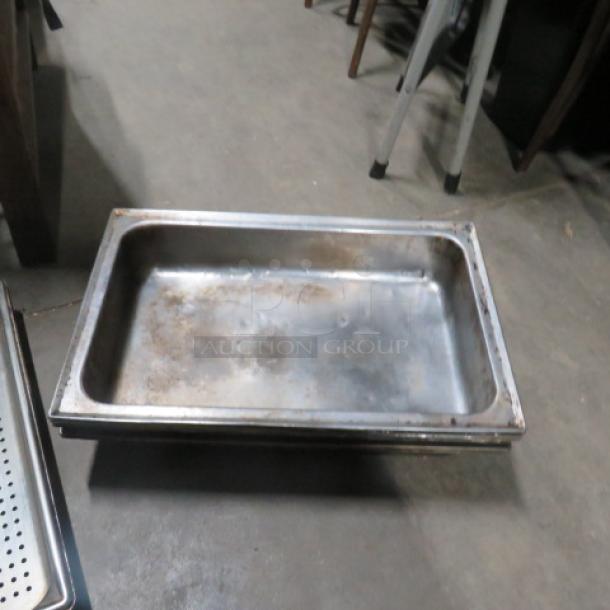 Full Size 4 Inch Deep Chafer Base Pan. 2XBID - Image 1 of 1