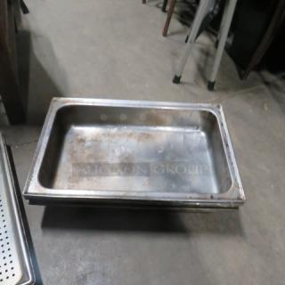 Full Size 4 Inch Deep Chafer Base Pan. 2XBID
