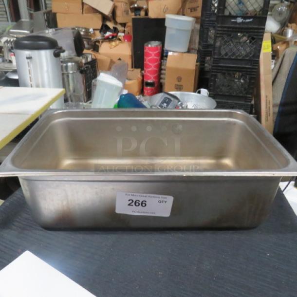 One Full Size 6 Inch Deep Hotel Pan. - Image 1 of 1