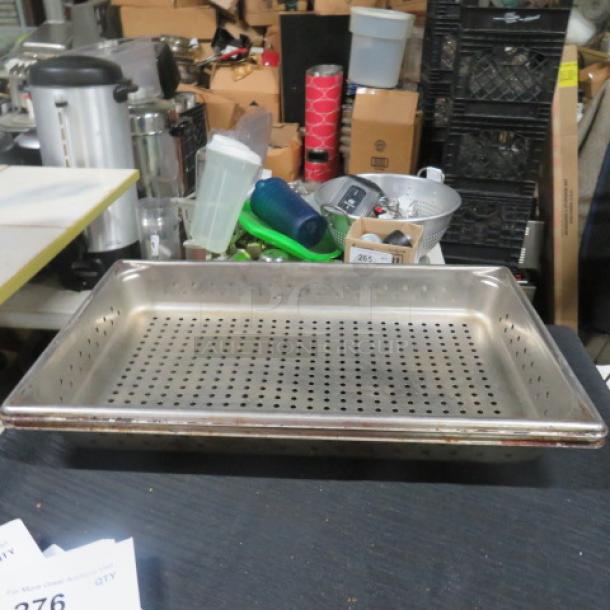 Full Size 2.5 Inch Deep Perforated Hotel Pan. 2XBID - Image 1 of 1