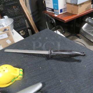 One Knife Sharpener.