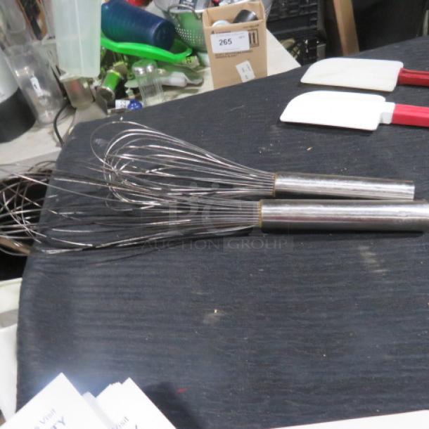 Assorted Stainless Steel Whip. 2XBID - Image 1 of 1