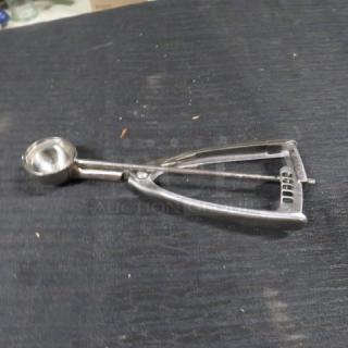 One Stainless Steel Disher.