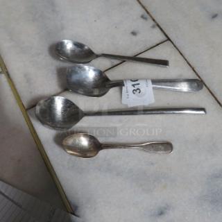 Assorted Stainless Steel Spoon. 4XBID