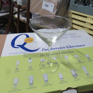10oz Martini Glass. 9XBID