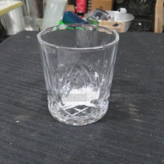 Cut Glass Whiskey Glass. 5XBID