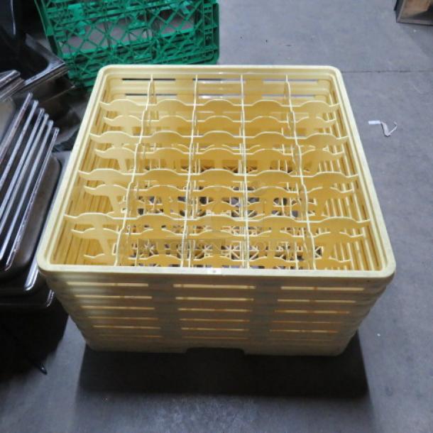 Yellow Dishwasher Rack. 3XBID - Image 1 of 1