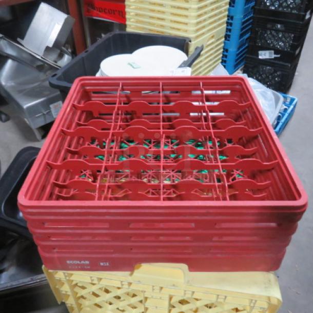 Red Dishwasher Rack. 3XBID - Image 1 of 1