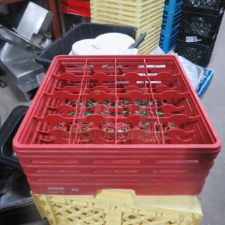 Red Dishwasher Rack. 3XBID