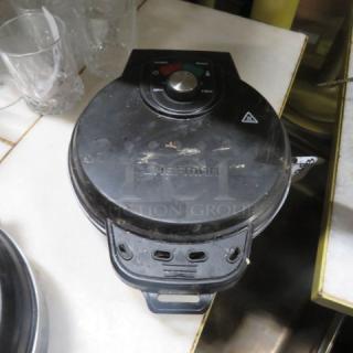 One Chefman Waffle Maker. 120 Volt.