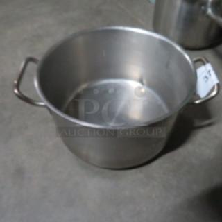 One Stainless Steel 11 Inch  Stock Pot.