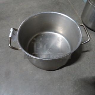 One Stainless Steel 11 Inch  Stock Pot.