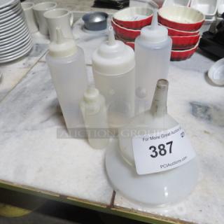One Lot Of Misc Plasticware.