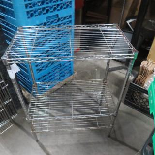 One Metro Shelf With 3 Shelves. 24X12X30