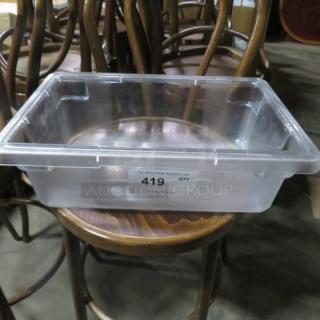 One 3.5 Gallon Food Storage Container.