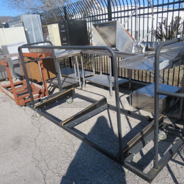 One Sico  Portable Table Mover On Casters. 100X34.5X49 - Image 2 of 2