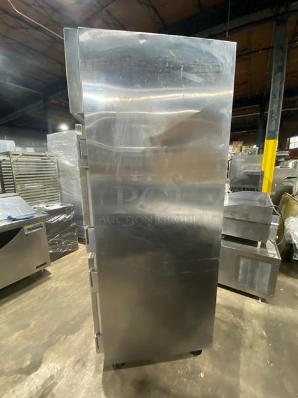 True Commercial Stainless Steel Solid Half Door Dual Temp Refrigerator/Freezer Combo! With Wire Racks! Model: STA1DT-2HS SN: 8399619! 115V 1 Phase! On Casters! - Image 2 of 10