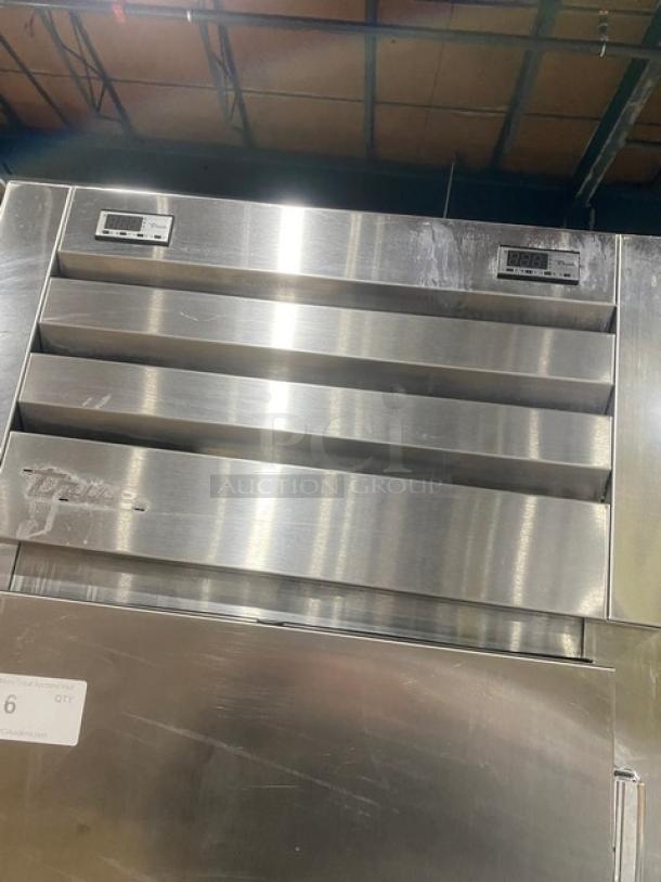 True Commercial Stainless Steel Solid Half Door Dual Temp Refrigerator/Freezer Combo! With Wire Racks! Model: STA1DT-2HS SN: 8399619! 115V 1 Phase! On Casters! - Image 9 of 10