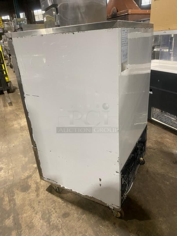 Evco Commercial Stainless Steel Solid Single Door Blast Chiller/Shock Freezer! With Built In Pan Holding Rack! Model: GN600BT! 110V! On Casters! - Image 4 of 10
