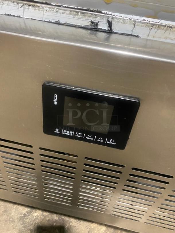 Evco Commercial Stainless Steel Solid Single Door Blast Chiller/Shock Freezer! With Built In Pan Holding Rack! Model: GN600BT! 110V! On Casters! - Image 8 of 10