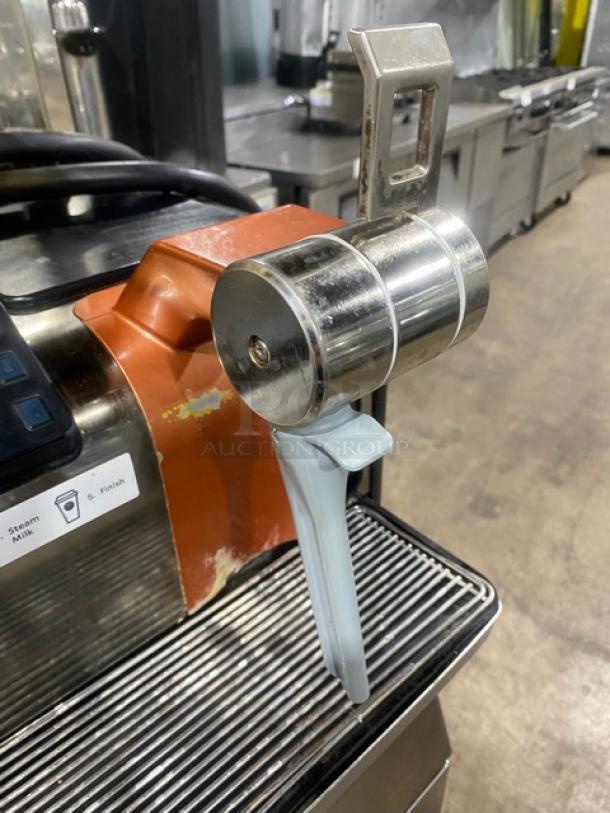Thermoplan Starbucks Style Mastrena II Series Commercial Stainless Steel Countertop Automatic Coffee/Espresso Machine! With 3 Bean Hoppers! Model: M2-CS SN: 41000483! 208V! - Image 8 of 10