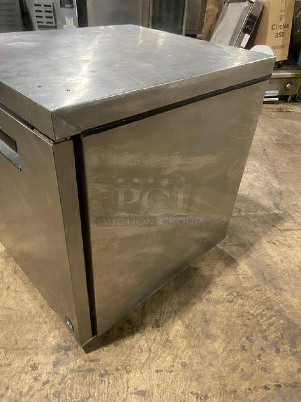 Hoshizaki Commercial Stainless Steel Solid Single Door Undercounter Refrigerator! Energy Star Certified! With Wire Racks! Model: CRMR27-LPC SN: F50550K! 115V 1 Phase! - Image 3 of 7