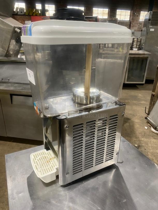 Vevor Commercial Stainless Steel Refrigerated Countertop 18 L. Juice Dispenser! With Drip Tray & Clear Polycarbonate Tank! Model: LSJ18LX1 SN: 230609 6461 1 0038! 110V 1 Phase! - Image 2 of 8