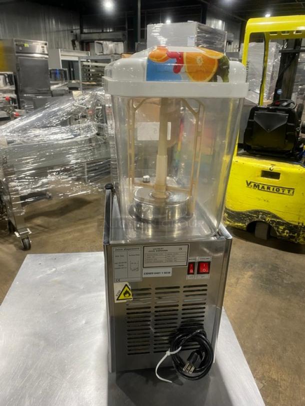 Vevor Commercial Stainless Steel Refrigerated Countertop 18 L. Juice Dispenser! With Drip Tray & Clear Polycarbonate Tank! Model: LSJ18LX1 SN: 230609 6461 1 0038! 110V 1 Phase! - Image 3 of 8