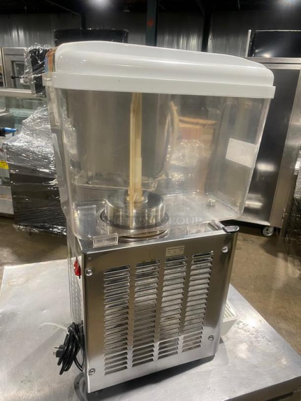 Vevor Commercial Stainless Steel Refrigerated Countertop 18 L. Juice Dispenser! With Drip Tray & Clear Polycarbonate Tank! Model: LSJ18LX1 SN: 230609 6461 1 0038! 110V 1 Phase! - Image 4 of 8