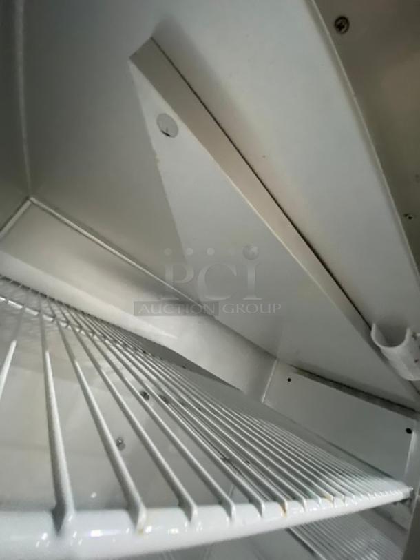 Traulsen Commercial Stainless Steel Solid 2 Door Reach In Refrigerator! Energy Star Certified! With Poly Coated Wire Racks! Model: G20010 SN: M98276J08! 115V 1 Phase! On Casters! - Image 7 of 10