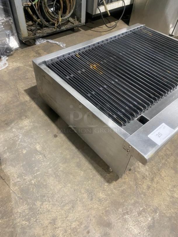 Radiance By Turbo Air Commercial Stainless Steel Natural Gas Powered 36" Countertop Char Broiler! With Cast Iron Grates! With Individual Controls! Model: TARB-36! On Legs! - Image 4 of 7