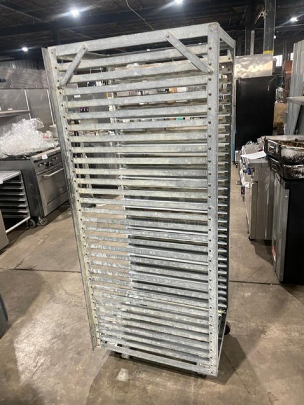 Commercial Heavy Duty Pan Holding Transport Rack! On Casters! - Image 2 of 4