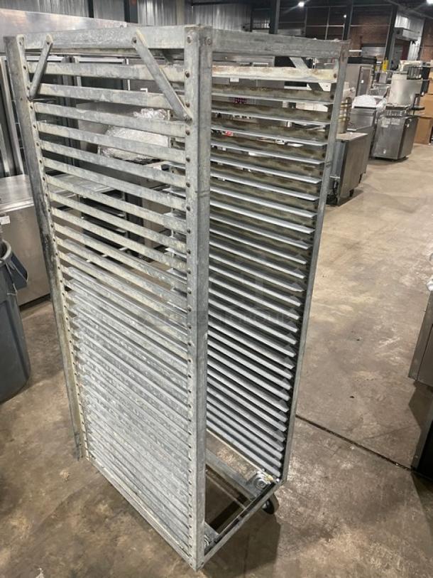 Commercial Heavy Duty Pan Holding Transport Rack! On Casters! - Image 3 of 4