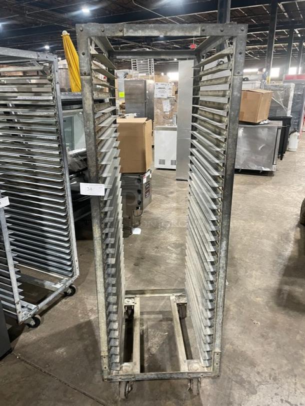 Commercial Heavy Duty Pan Holding Transport Rack! On Casters! - Image 1 of 4