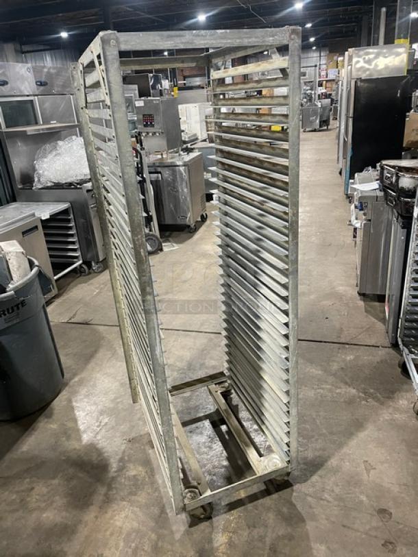 Commercial Heavy Duty Pan Holding Transport Rack! On Casters! - Image 3 of 4