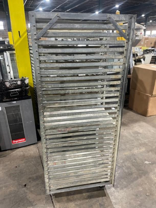 Commercial Heavy Duty Pan Holding Transport Rack! On Casters! - Image 2 of 4