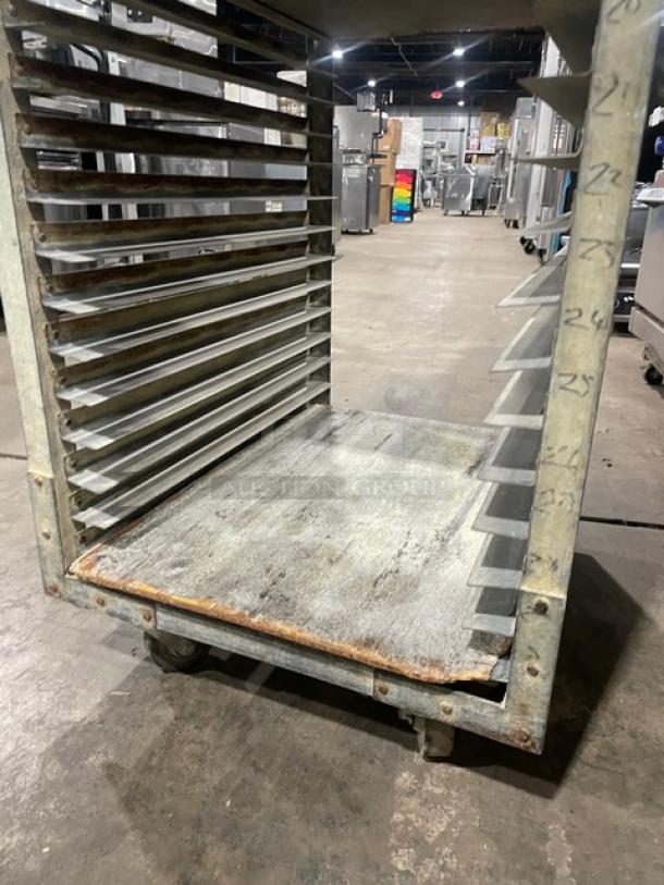 Commercial Heavy Duty Pan Holding Transport Rack! On Casters! - Image 4 of 4