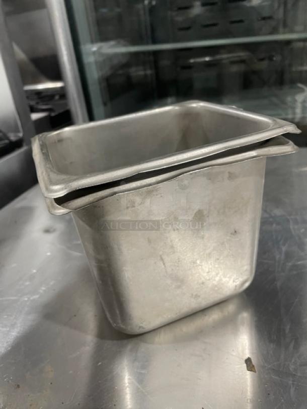 Commercial Stainless Steel Steam Table/Hotel Pans! All One Money! - Image 3 of 4