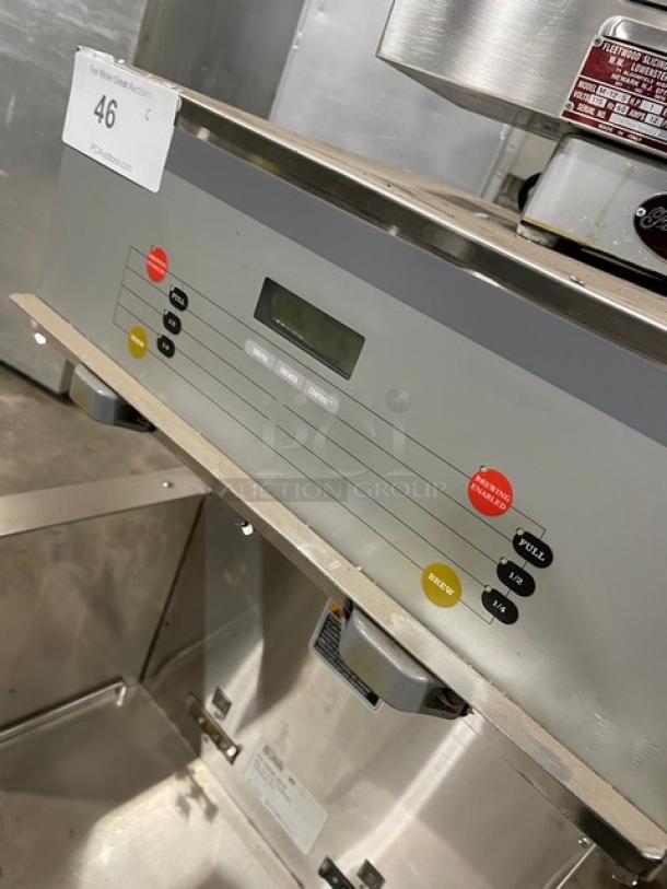 Bunn Starbucks Style Commercial Stainless Steel Countertop Dual Soft Heat Coffee Brewer! With Hot Water Dispenser! Model: DUAL SH DBC SN: DUAL085099! 120/208V 1 Phase! On Legs! - Image 5 of 7