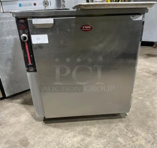 FWE Commercial Stainless Steel Hot Food Warmer/Heated Holding Cabinet! With Wired Racks! Model: HLC-SL1826-8-CHP SN: 165031501! 120V 1 Phase! On Casters!