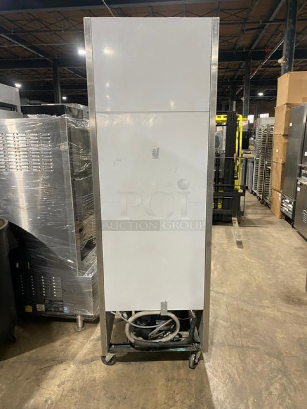 Turbo-Air Commercial Stainless Steel Solid Single Door Reach In Deluxe Freezer! Energy Star Certified! With Poly Coated Wire Racks! Model: TSF-23SD SN: DF23211003! 115V 1 Phase! On Casters! - Image 2 of 10