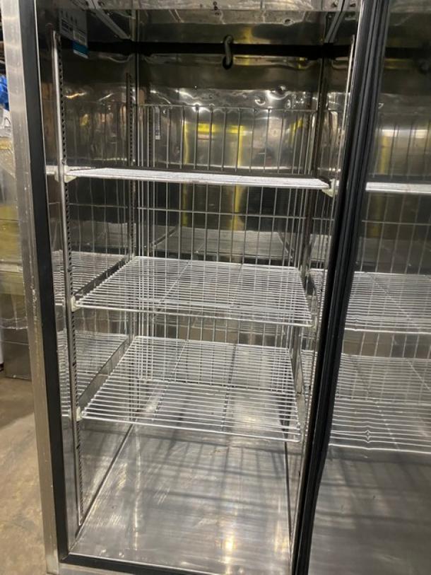 Turbo-Air Commercial Stainless Steel Solid Single Door Reach In Deluxe Freezer! Energy Star Certified! With Poly Coated Wire Racks! Model: TSF-23SD SN: DF23211003! 115V 1 Phase! On Casters! - Image 5 of 10