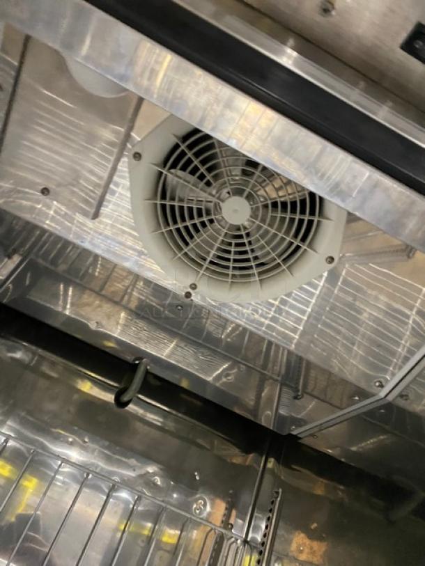 Turbo-Air Commercial Stainless Steel Solid Single Door Reach In Deluxe Freezer! Energy Star Certified! With Poly Coated Wire Racks! Model: TSF-23SD SN: DF23211003! 115V 1 Phase! On Casters! - Image 6 of 10