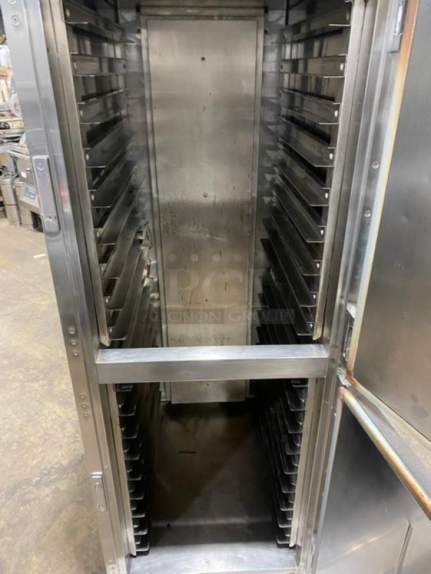 Cres Cor Roast-N-Hold Series Commercial Stainless Steel Electric Powered Full Height Double Door Gentle Convection Oven/Holding Cabinet! With Built In Pan Holding Racks! Model: CO151F1818B2081 SN: CBB-R3529! 208V 1 Phase! On Casters! Working When Removed! - Image 6 of 8