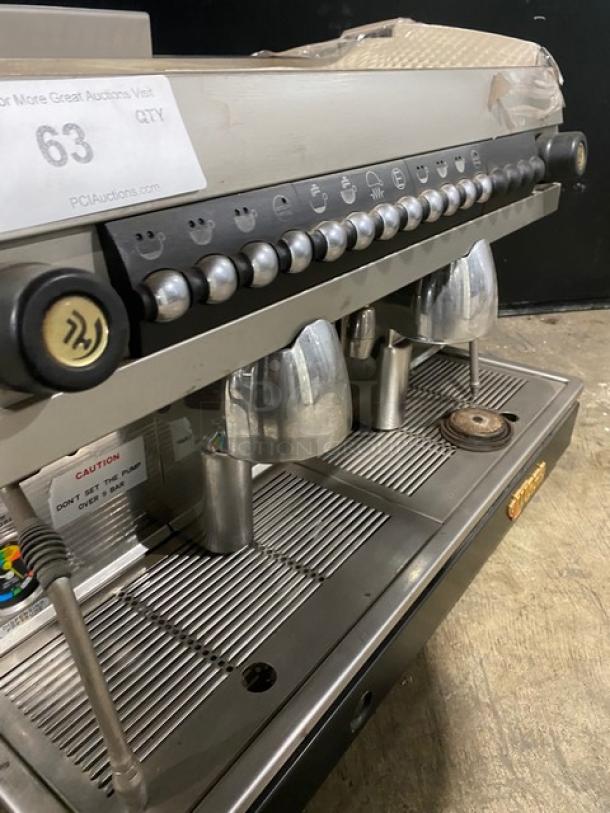 Wega Sphera Series Commercial Stainless Steel Countertop EVD 2-Group Espresso Machine! Model: SPHERA.EVD.2 SN: 230002! 230V! - Image 5 of 9